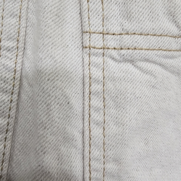 Free People Splendor In The Grass Front Tie Paper Bag Waist Mini Skirt Size 8 - Picture 7 of 16